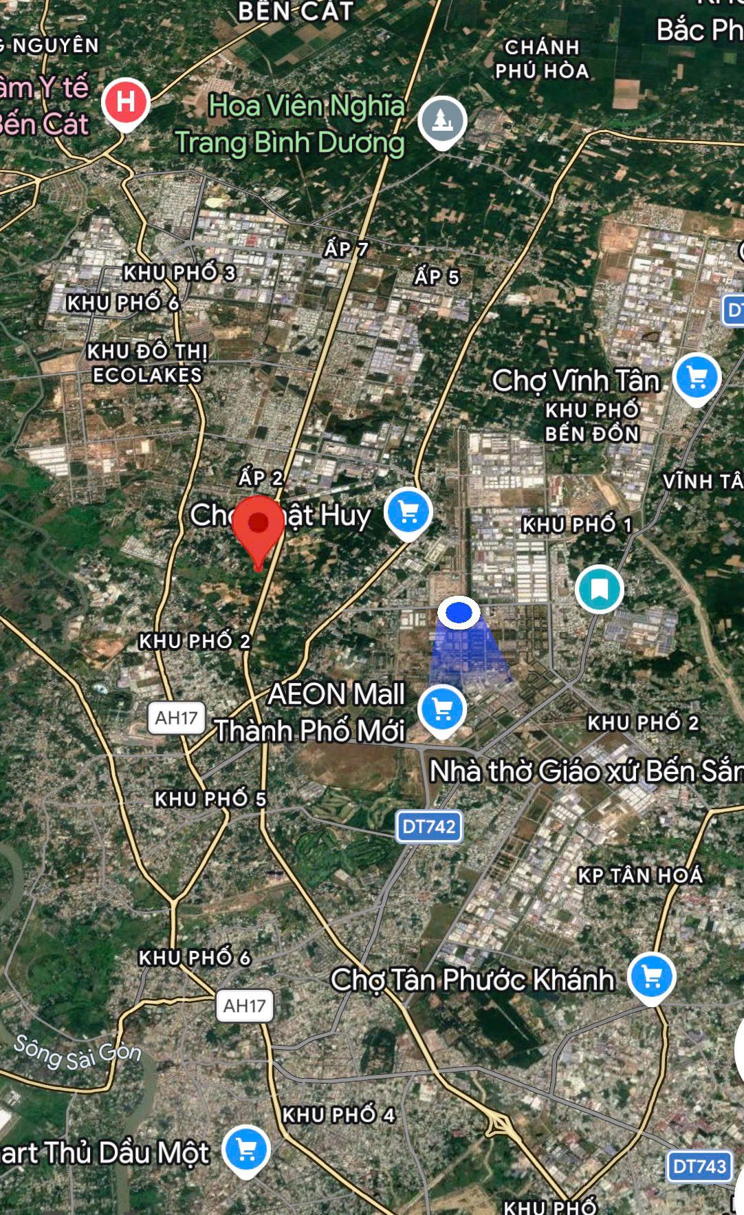 Bán đất 559.6m² có sẵn 160m² thổ cư ngang 10m giá 1.6 tỷ tại Phường Hòa Lợi