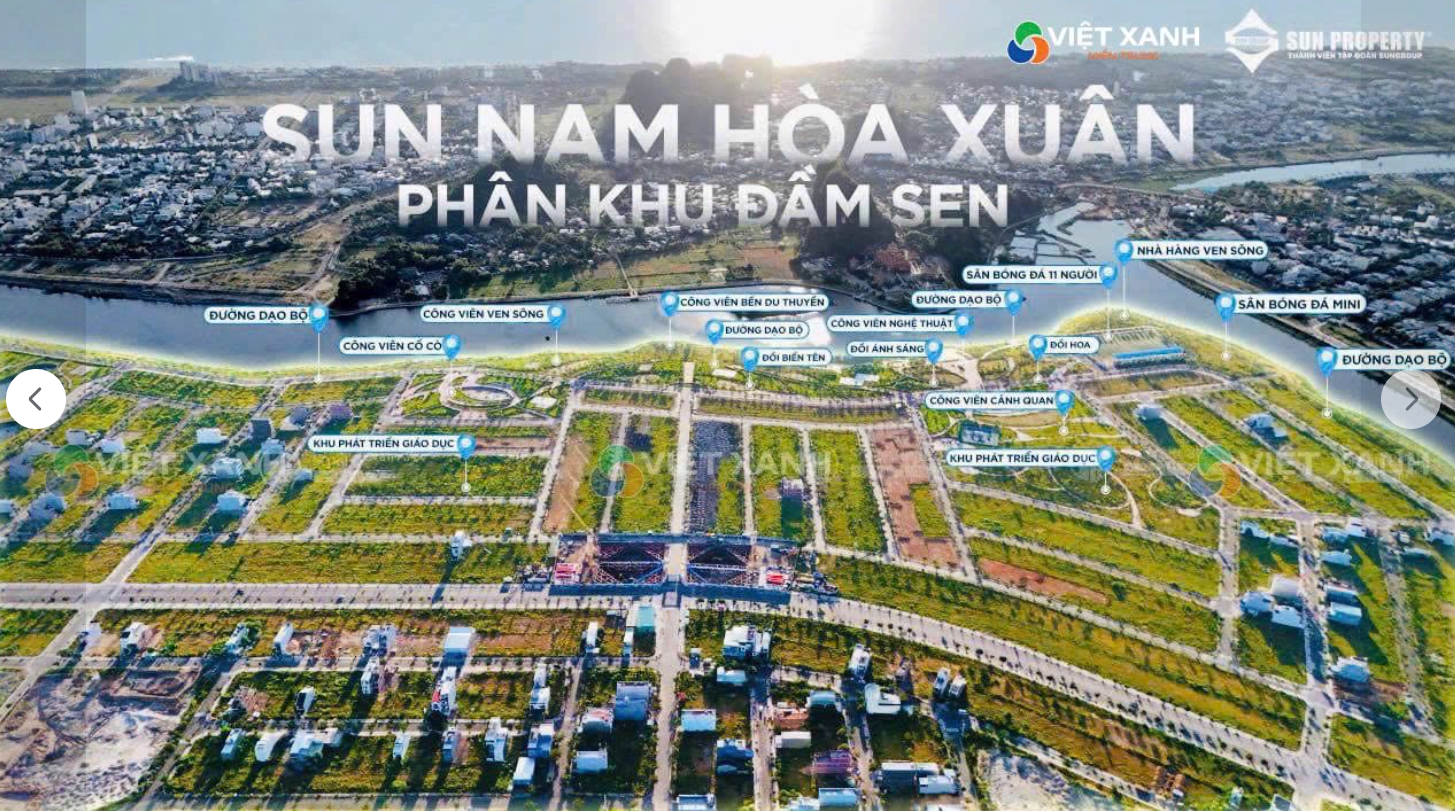 Lô Góc đất đầm sen có diện tích lớn thích hợp để đầu tư hoặc nghỉ dưỡng có tiềm năng với hai mặt tiền nhìn ra sông/núi và Khu công viên.