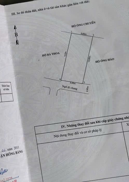 Bán Đất 74m² thổ cư 74m² giá 2.5 tỷ tại Phường Hồng Bàng Hải Phòng
