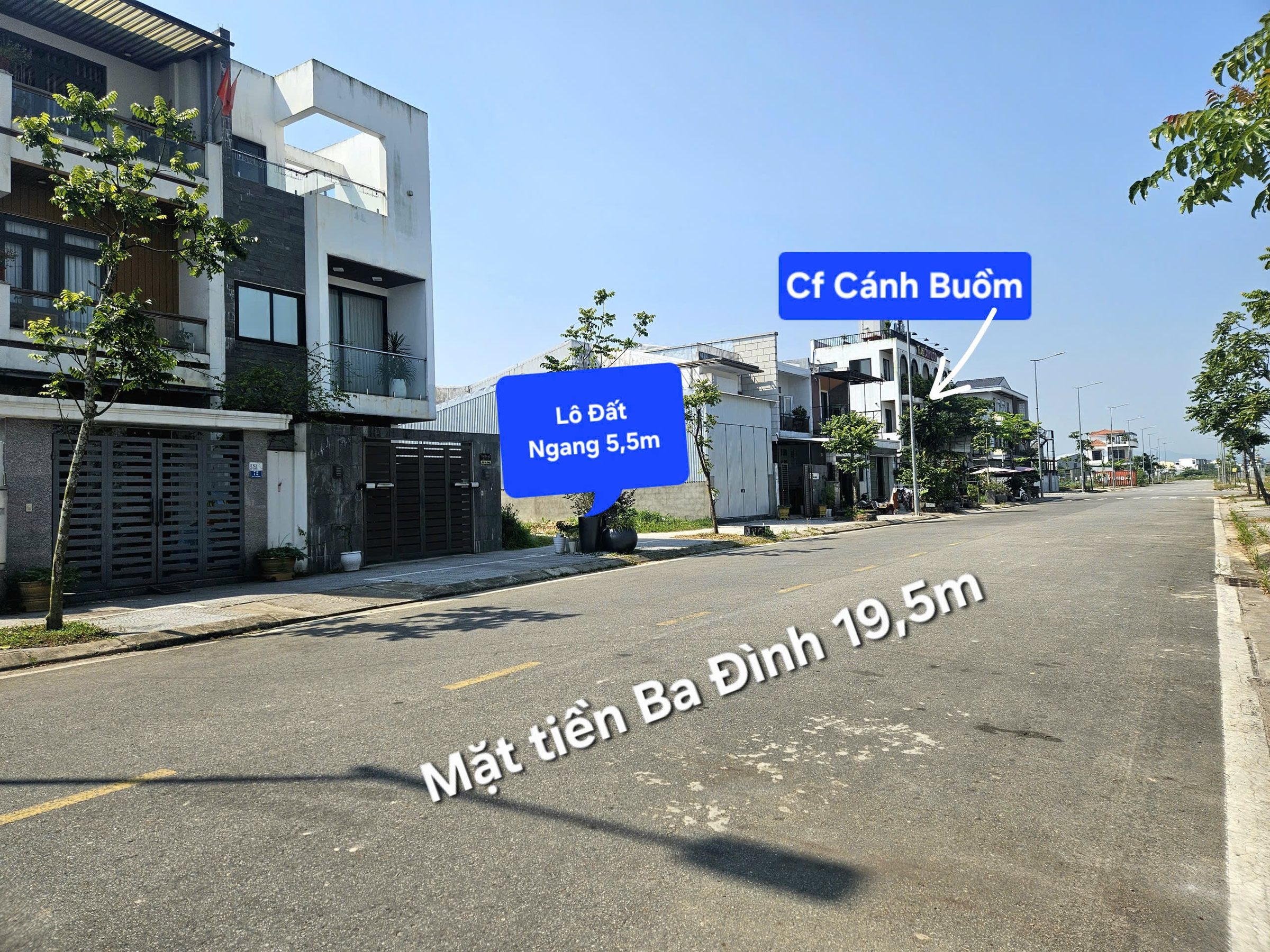 🎊🍀 Bán mặt tiền đường Ba Đình, Đoạn đẹp nhất KqH Hương Sơ - Đường rộng 19,5m lợi thế kinh doanh