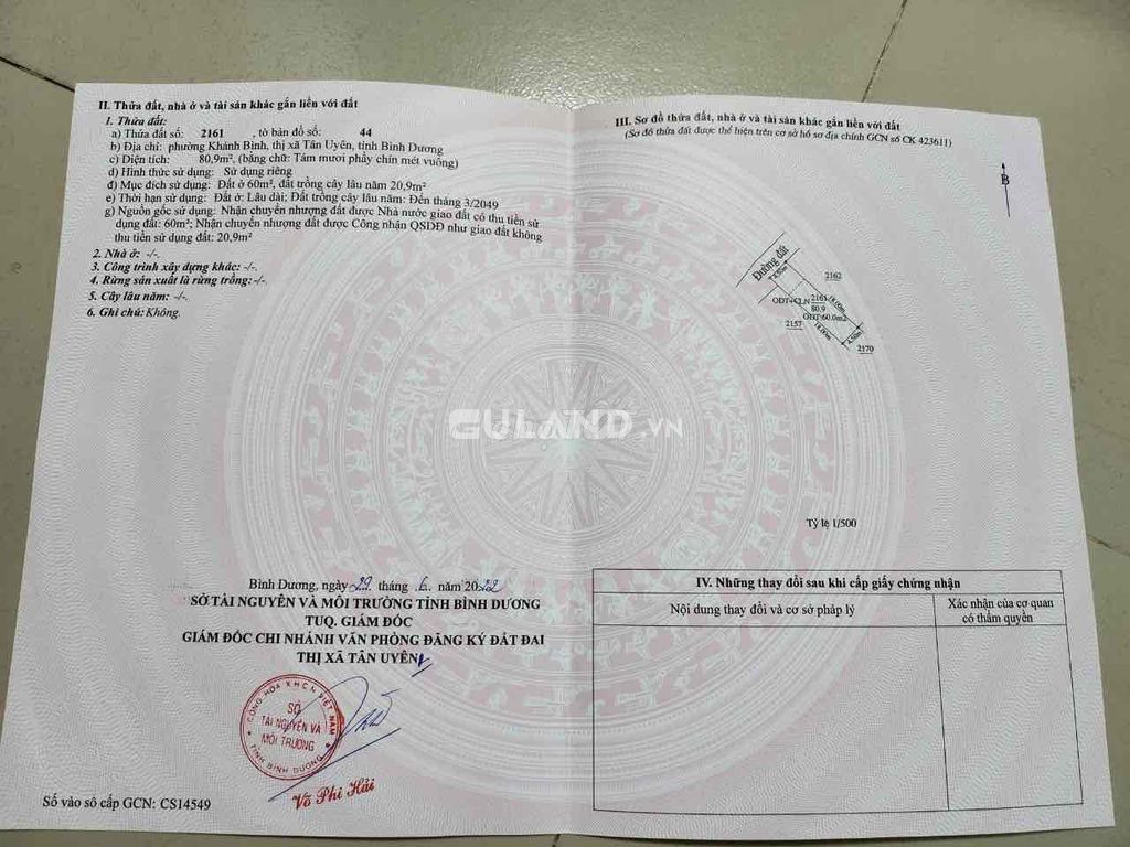 đất bán giá rẻ , tân uyen , bình duong