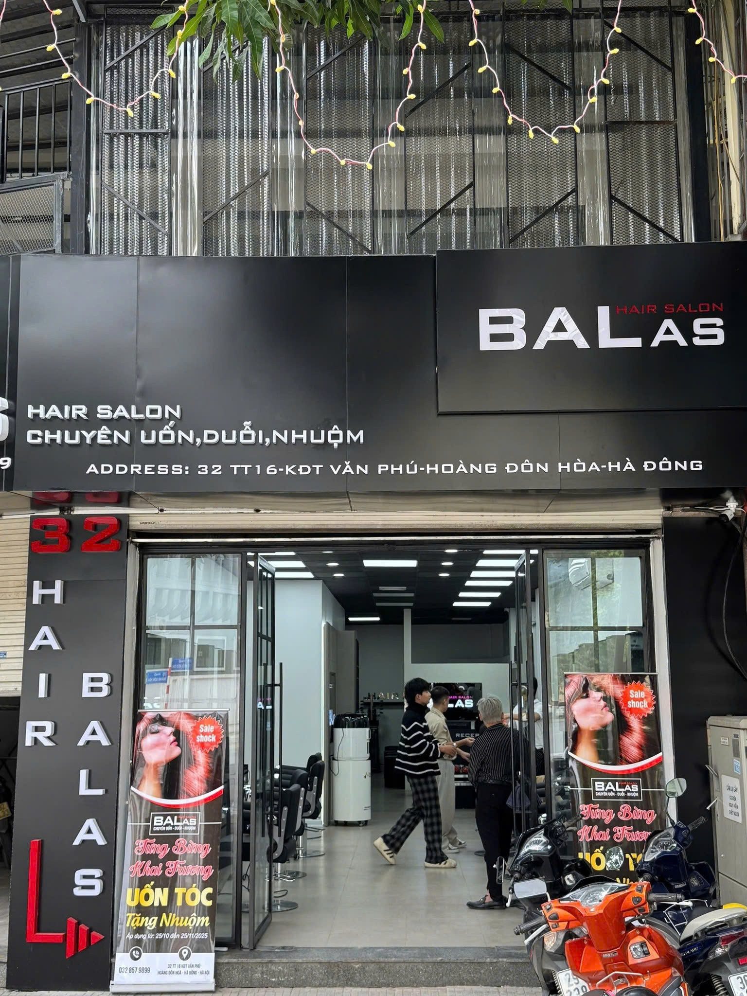 SANG NHƯỢNG SALON TÓC – CHỈ VIỆC XÁCH BALO ĐẾN LÀM Địa chỉ: Số 32 TT16, Khu Đô thị Văn Phú, Hoàng Đôn Hòa, Kiến Hưng, Hà Đông