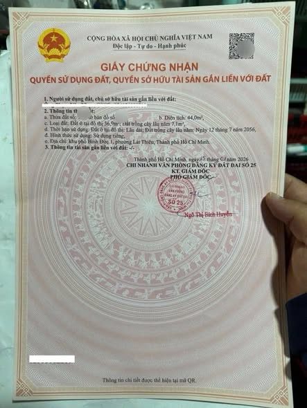 bán nhà sổ hồng riêng tai lái thiêu