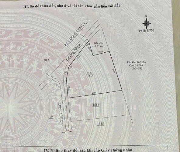 Bán đất 1487m² có sẵn 300m² thổ cư ngang 50m giá 25 tỷ tại Phường Lang Biang - Đà Lạt
