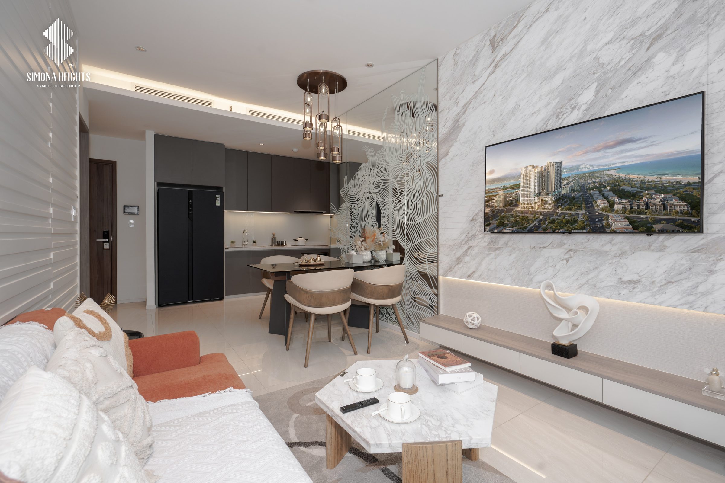 Bán căn hộ biển Simona Heights Quy Nhơn, giá chỉ 2,7 tỷ/ căn 2PN