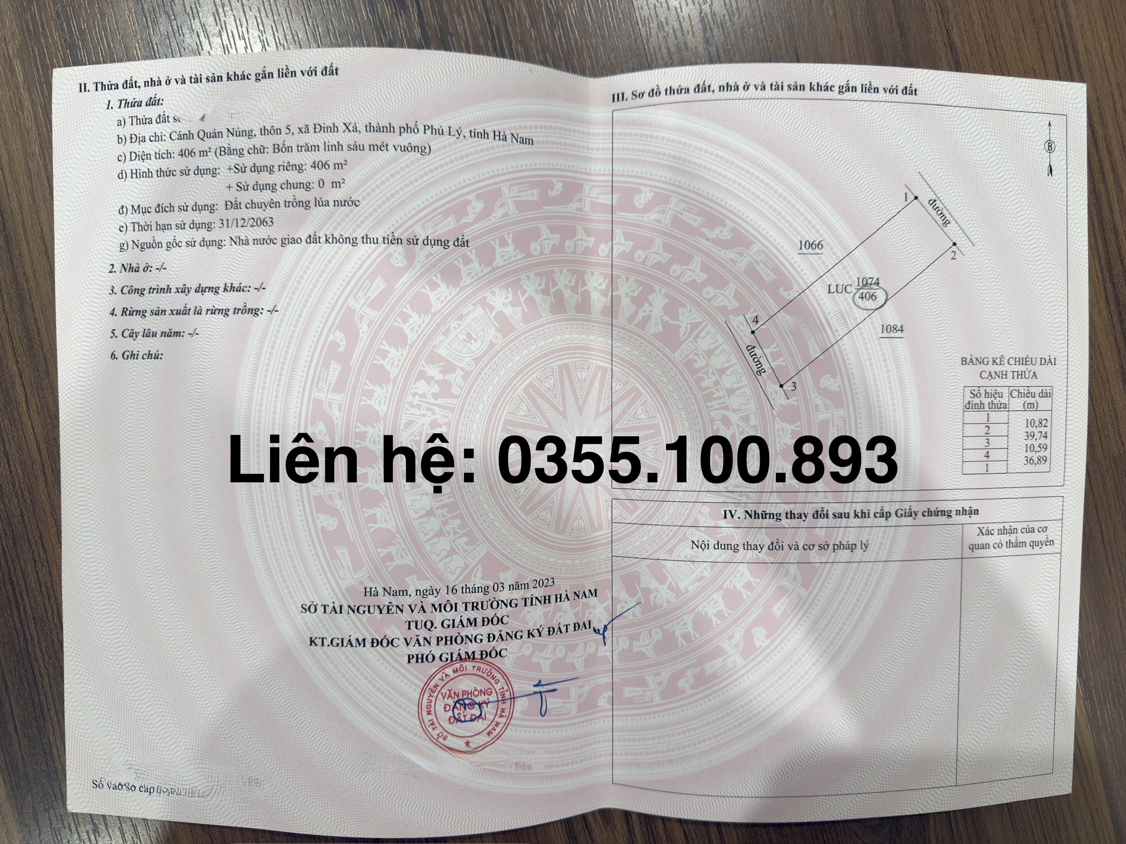 CHÍNH CHỦ BÁN ĐẤT CÓ SỔ ĐỎ - LUC - Tương lai có thể sẽ lên ONT (theo Guland) - Đất gần Bệnh viện Bạch Mai 2.
