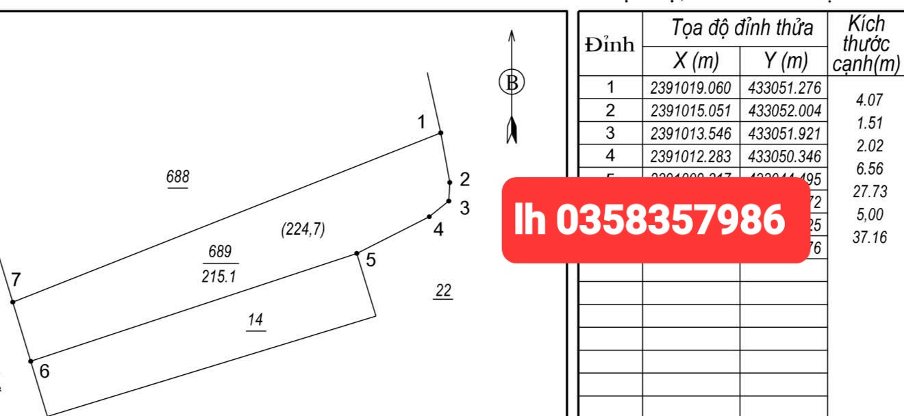Bán đất 353m² ngang 9.66m giá 2.89 tỷ Phường Linh Sơn