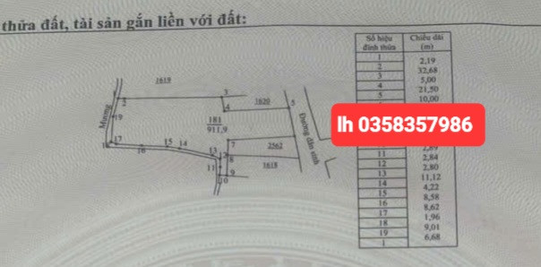 Bán đất 911.9m² ngang 15m giá 4.3 tỷ Phường Linh Sơn