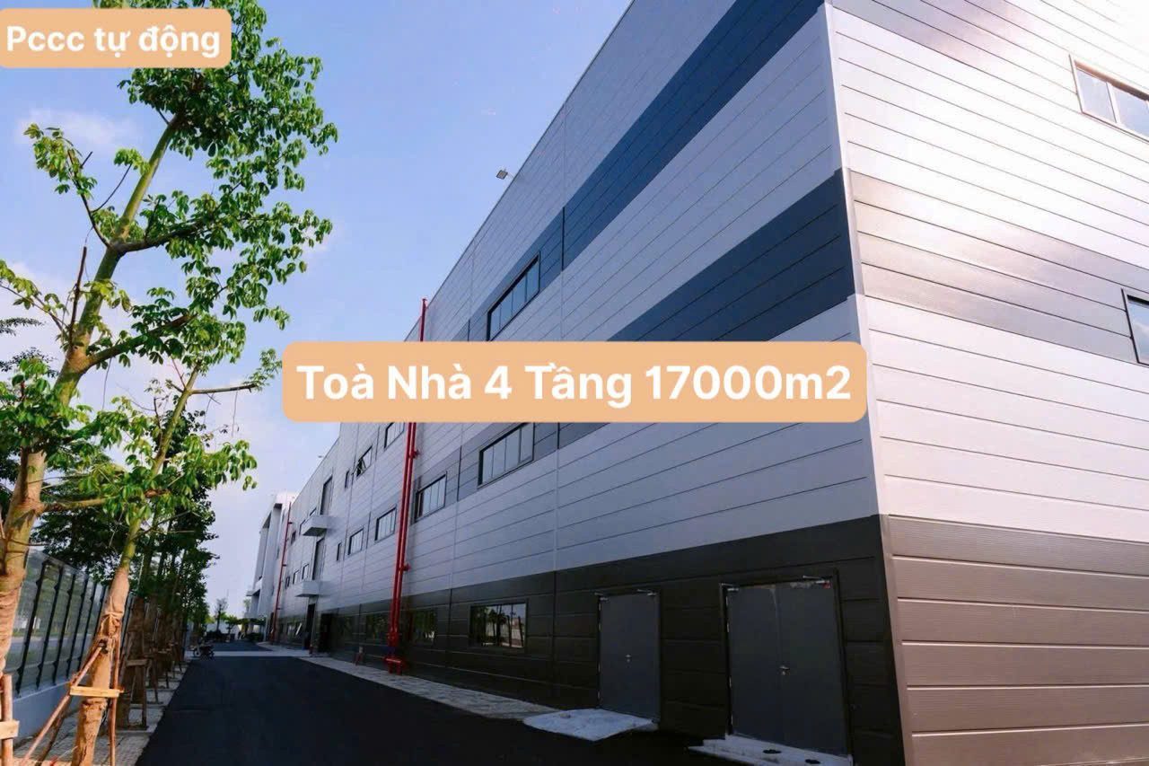 Tòa Nhà 4 Tầng 17.000m2 Khu Chế Xuất Linh Trung quận Thủ Đức 4$/m2/tháng