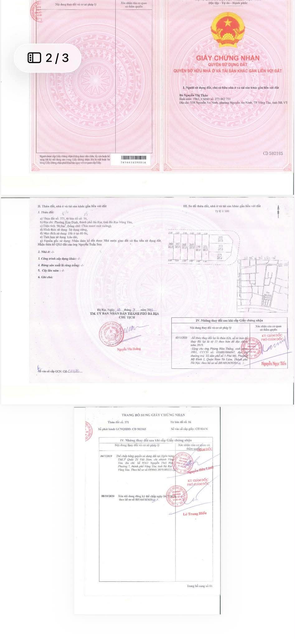 Bán đất 90m² ngang 5m giá 2.2 tỷ Phường Long Hương Bà Rịa