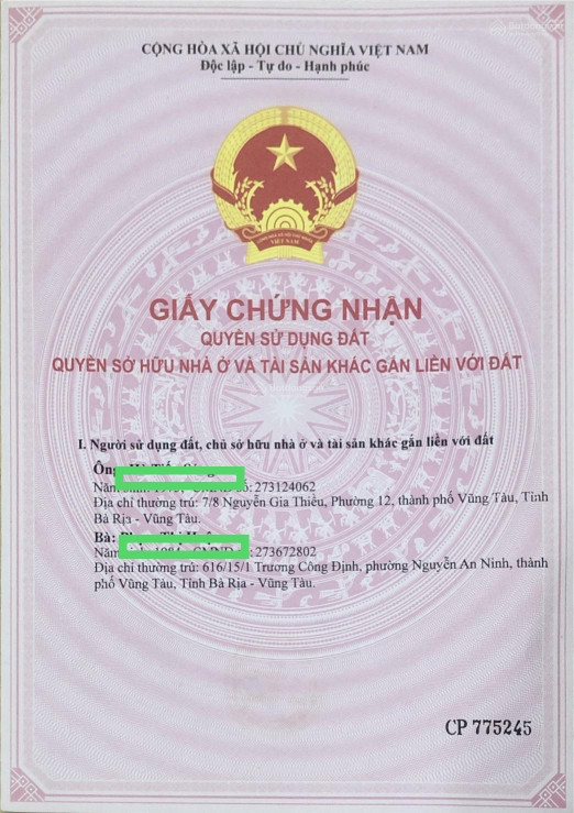 Bán đất 225.5m² ngang 7m giá 6.5 tỷ Phường Long Hương