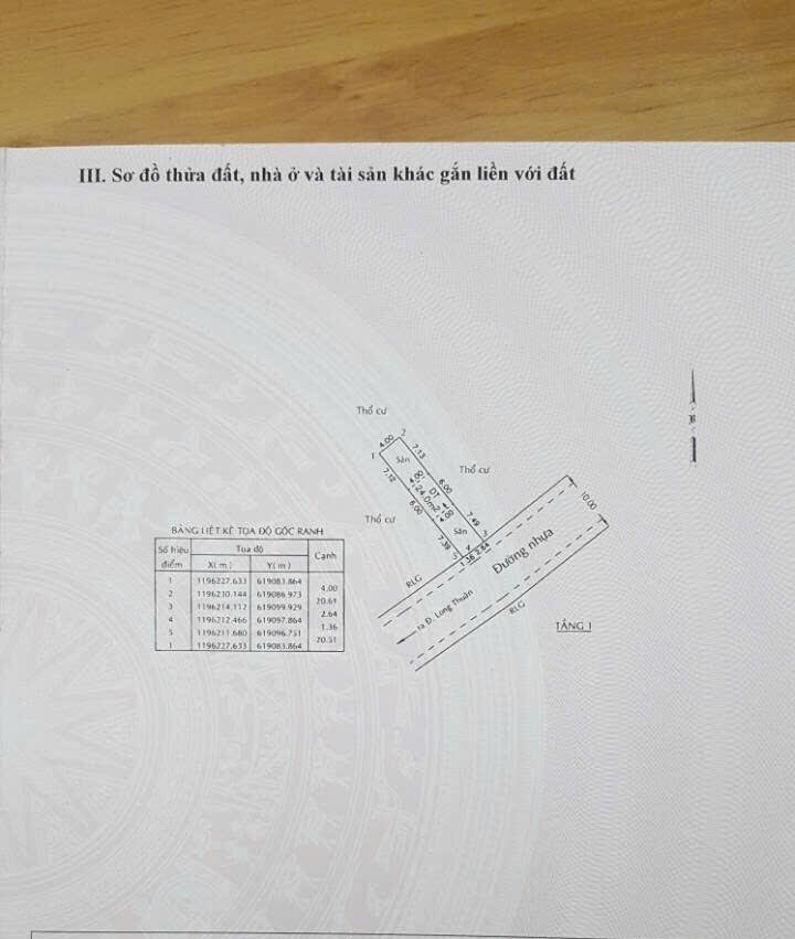 Bán đất 4,15 tỷ 80m2, đường ô tô thông 9m, full thổ cư, sổ riêng, khu dân trí cao