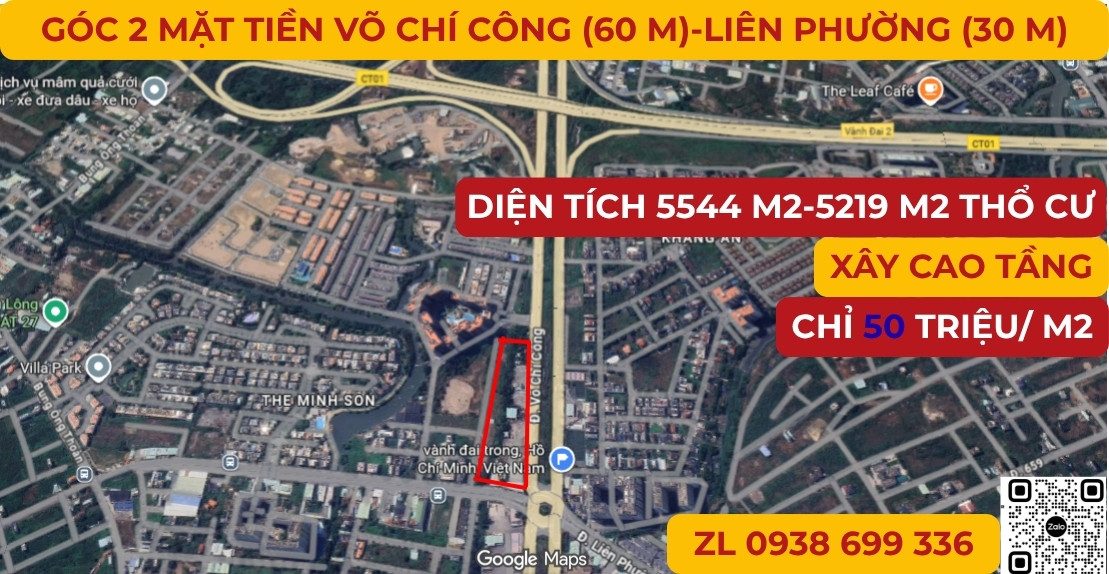 💎 MẶT TIỀN KHỦNG 108M – 5.544M² – PHÚ HỮU THỦ ĐỨC –  320 TỶ 💎GIẢM CÒN 280 TỶ