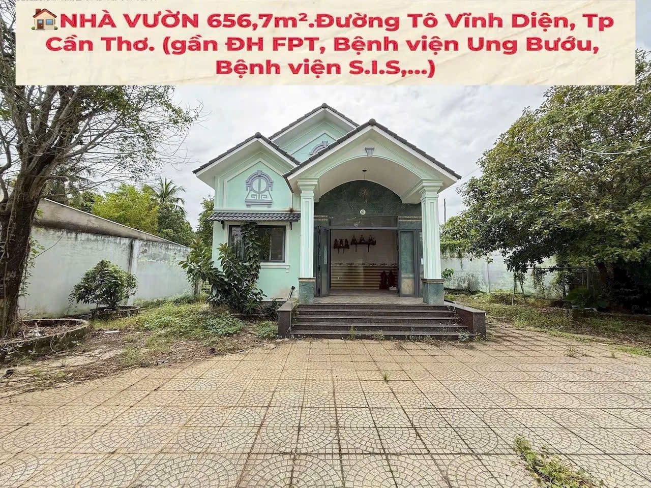 Bán nhà 650m² có sẵn 200m² thổ cư ngang 9,2m giá 10.5 tỷ tại Phường Long Tuyền