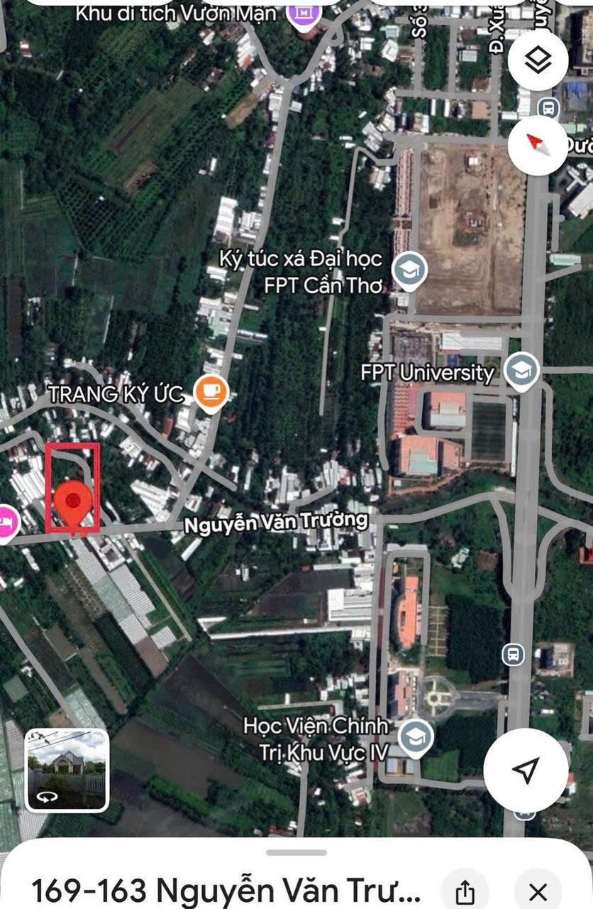 Bán đất 428m² có sẵn 140m² thổ cư ngang 12,4m giá 9 tỷ tại Đường Nguyễn Văn Trường, Phường Long Tuyền