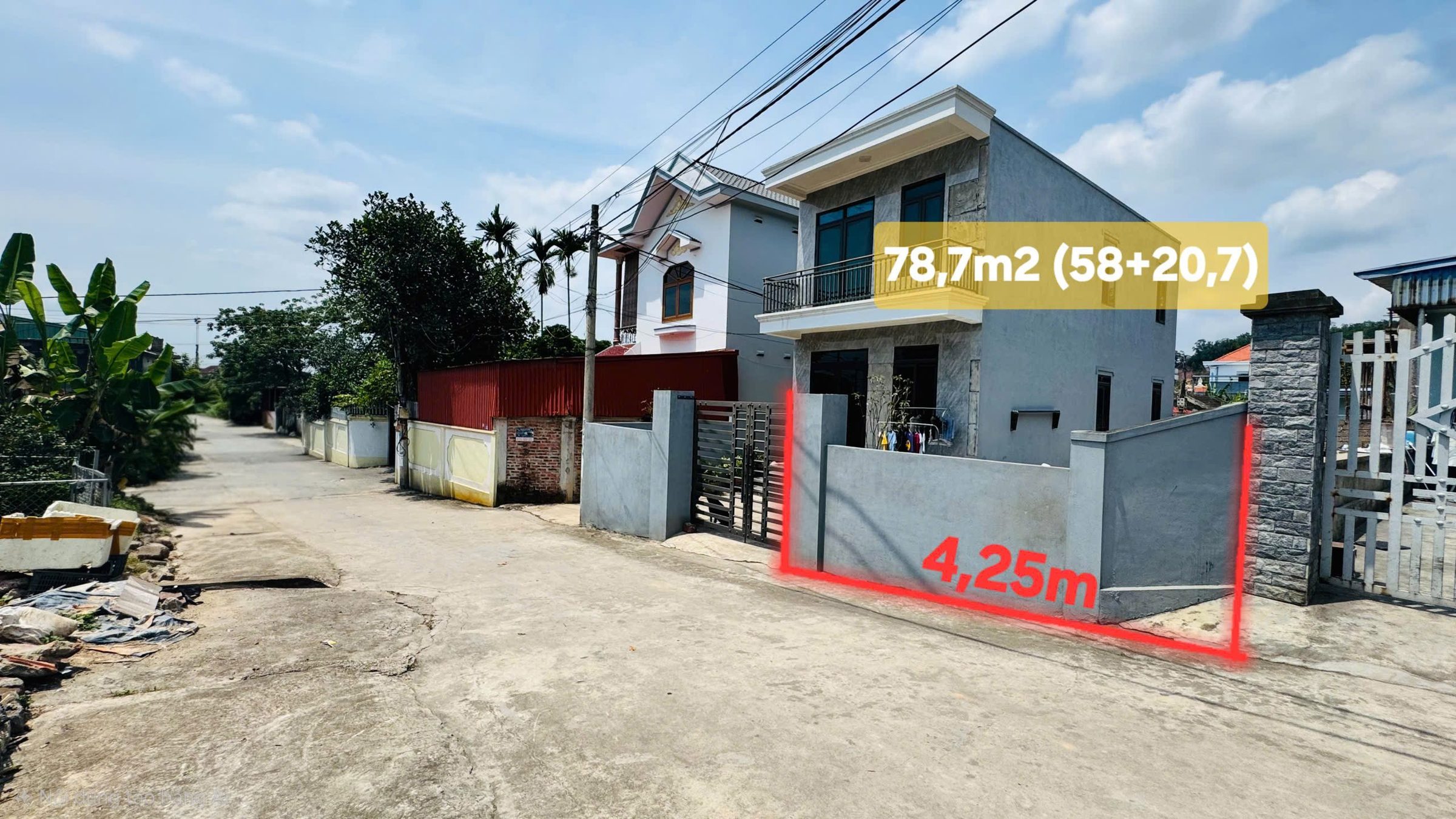 05/2026.Bán đất 58m² full thổ cư ngang 4,25m . đường thôn 6m. giá 1.63 tỷ tại Phường Lưu Kiếm( Đông Sơn). liên hệ 0362558882