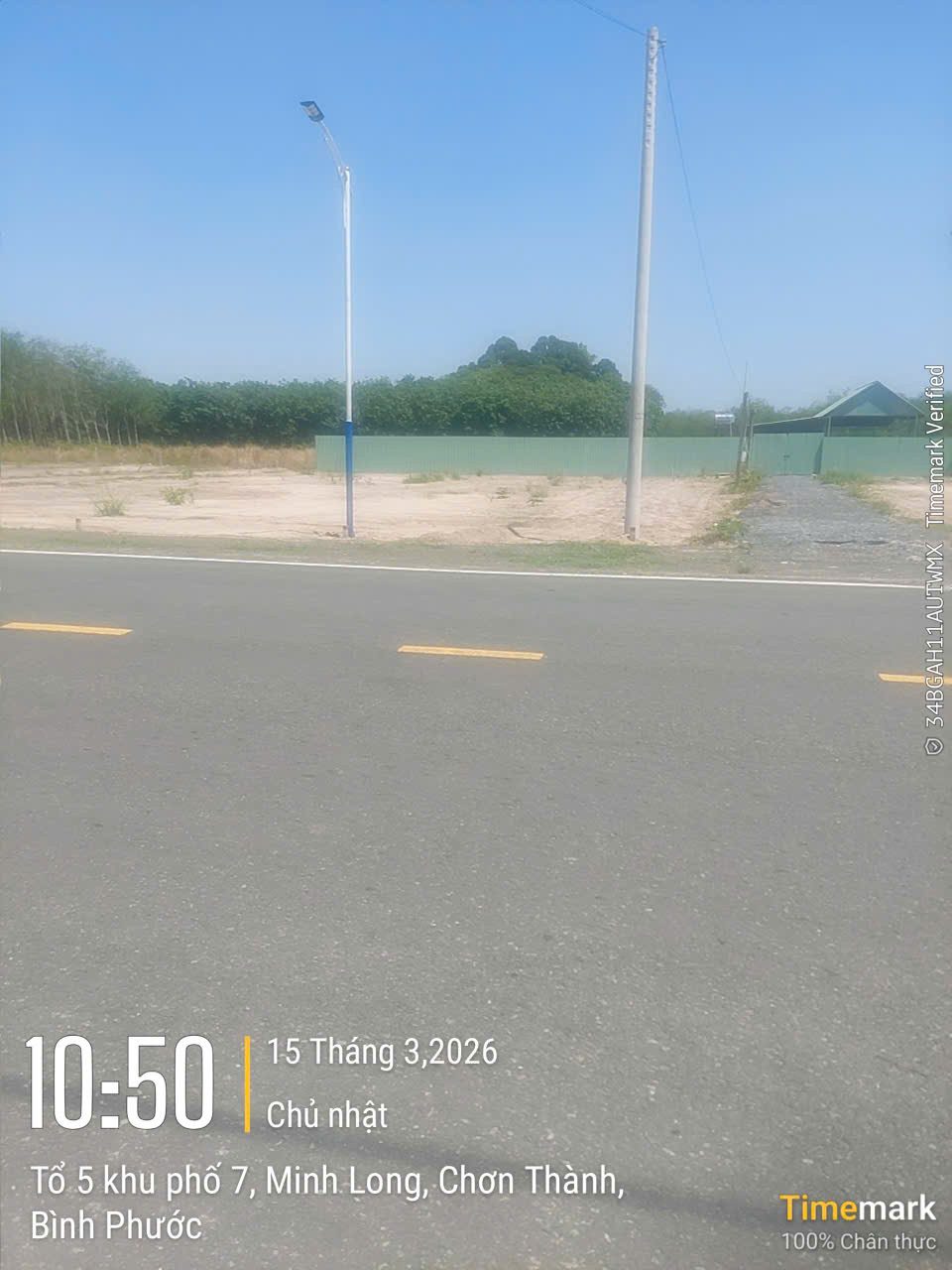Bán đất 191m² có sẵn 50m² thổ cư ngang 5m giá 1.15 tỷ tại Phường Minh Hưng