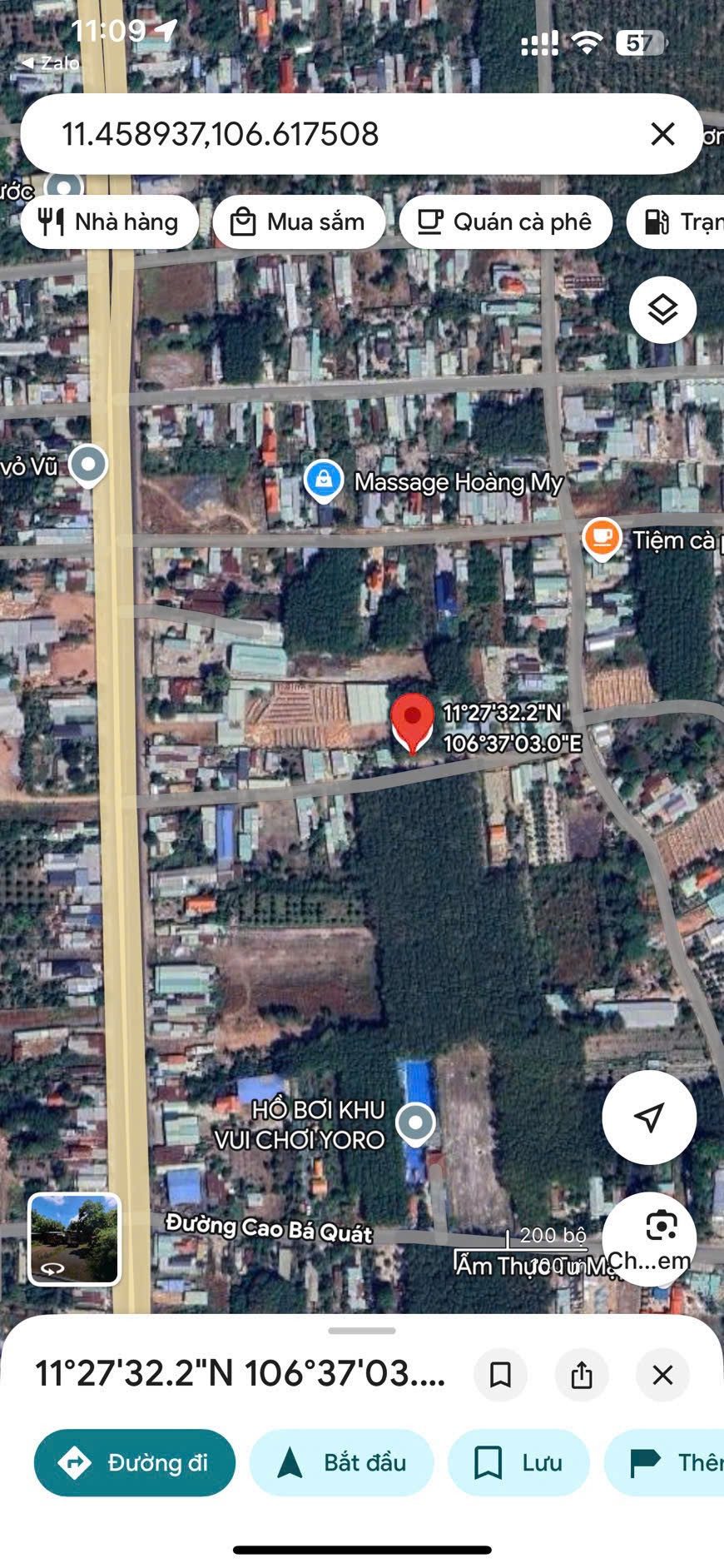 Bán đất 352m² có sẵn 100m² thổ cư ngang 6m giá 1.15 tỷ tại Phường Minh Hưng nhánh Ql13 chỉ 100m