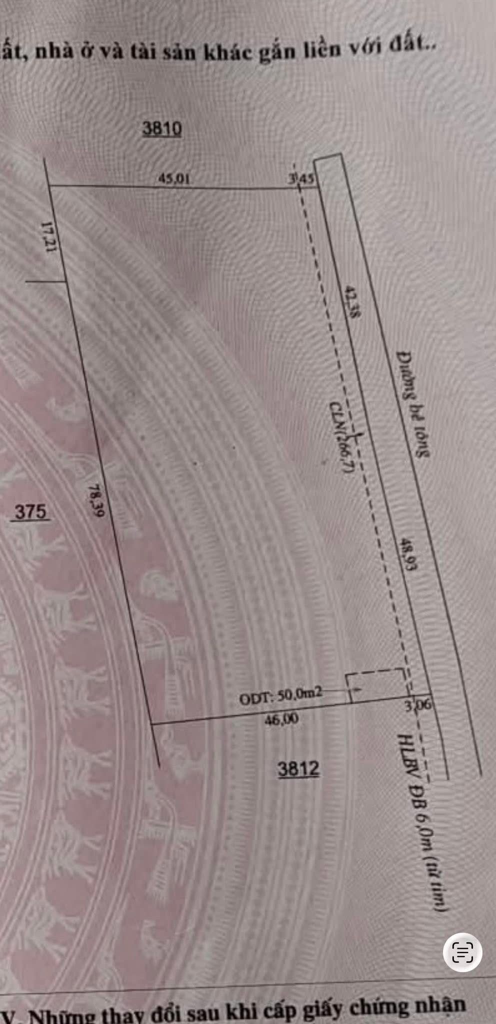 Bán đất 4500m² có sẵn 50m² thổ cư ngang 92m giá 6 tỷ tại Phường Minh Hưng