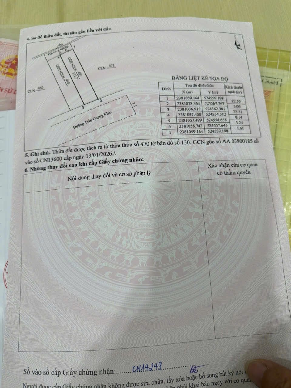 Bán đất 111m² có sẵn 100m² thổ cư ngang 5m giá 2.5 tỷ tại Phường Móng Cái 1