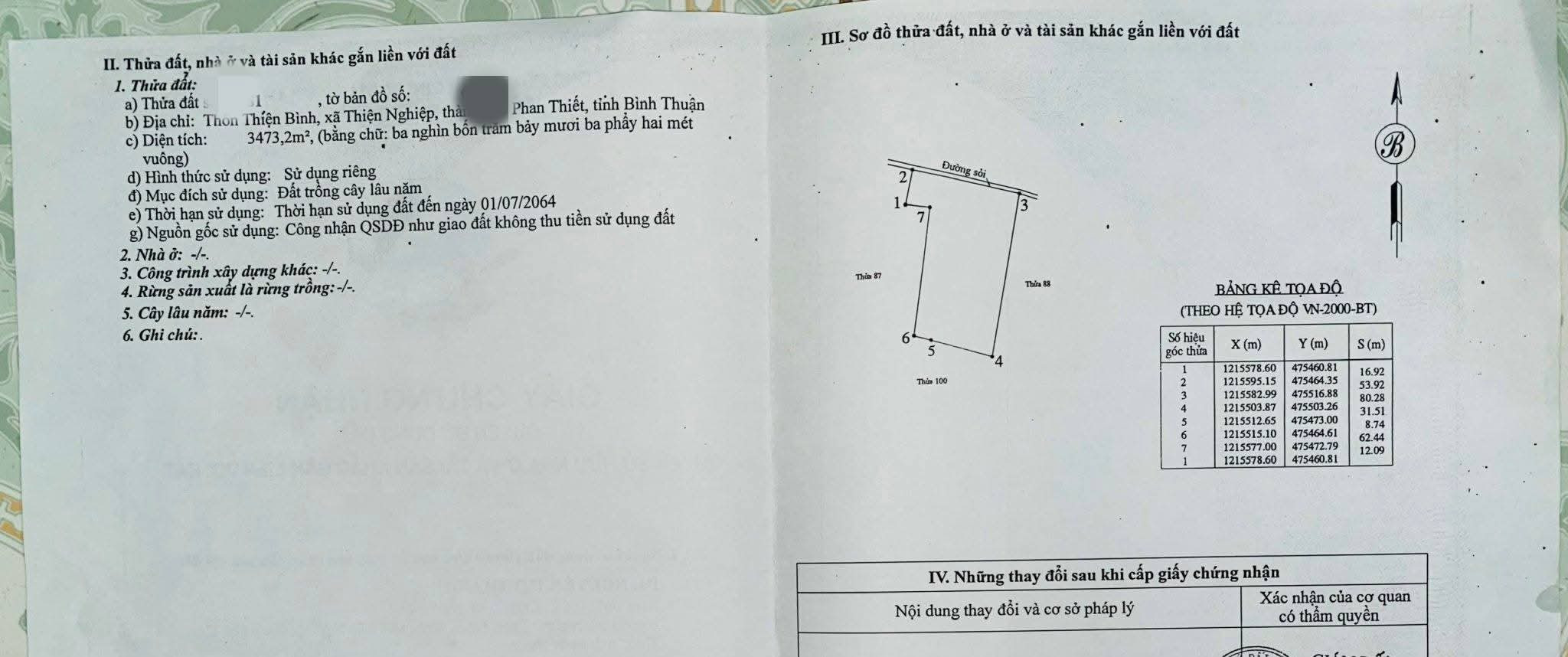 Bán đất 3473.2m² ngang 53,9m giá 4.17 tỷ tại Phường Mũi Né