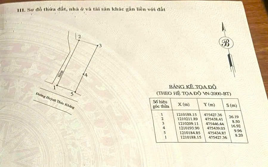 Bán đất 220.4m² có sẵn 204m² thổ cư ngang 8m giá 10 tỷ tại Phường Mũi Né