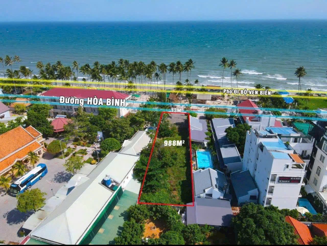 Tổng hợp đất biển khu phố Tây Hoà Bình, Mũi Né. LH: 0974090487