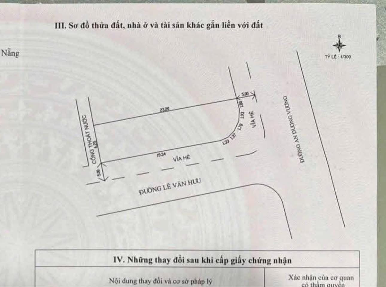 Bán lô góc 2MT đường An Dương Vương và Lê Văn Hưu, trung tâm Mỹ An, Sát sông Hàn cực đẹp