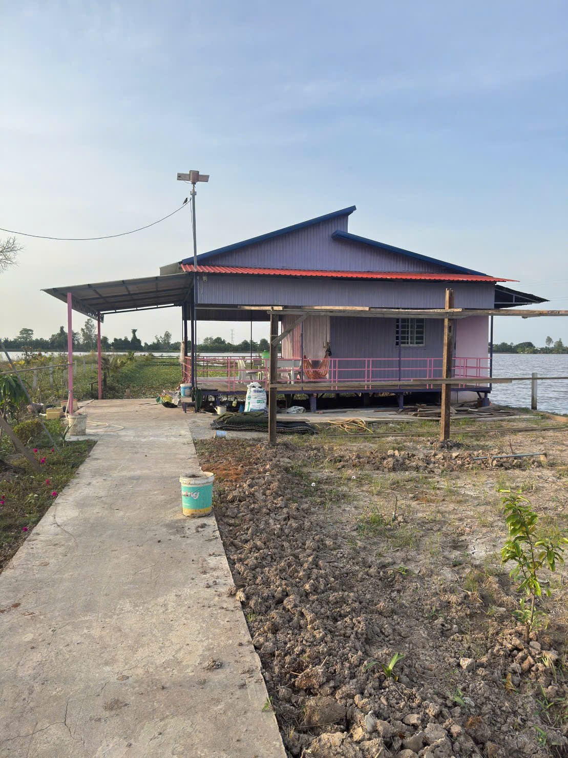 🔰 Bán Đất Đã Lên Vườn Mặt Tiền Tây An Bờ Hồ, Mỹ Thới