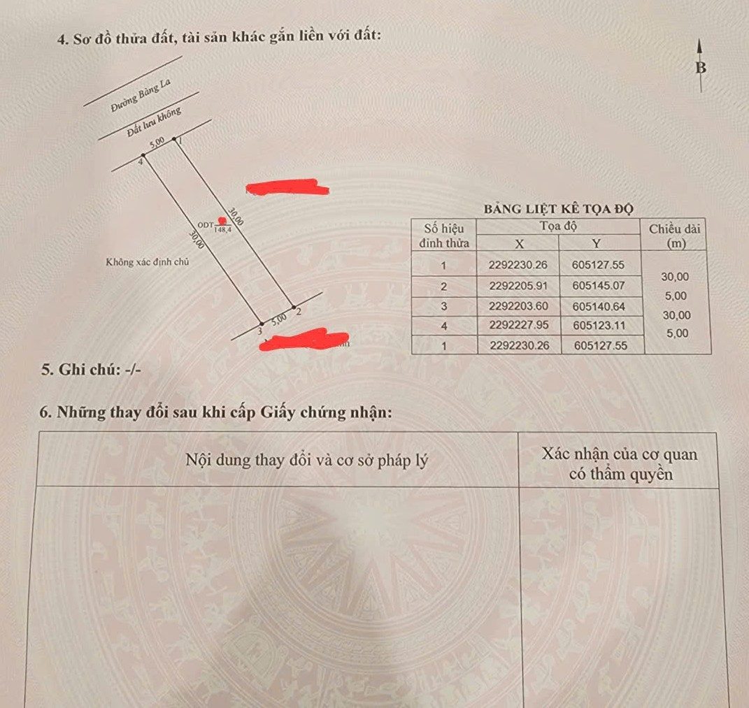 Bán đất 148m² full thổ cư ngang 5m giá 3.9 tỷ tại Phường Nam Đồ Sơn
