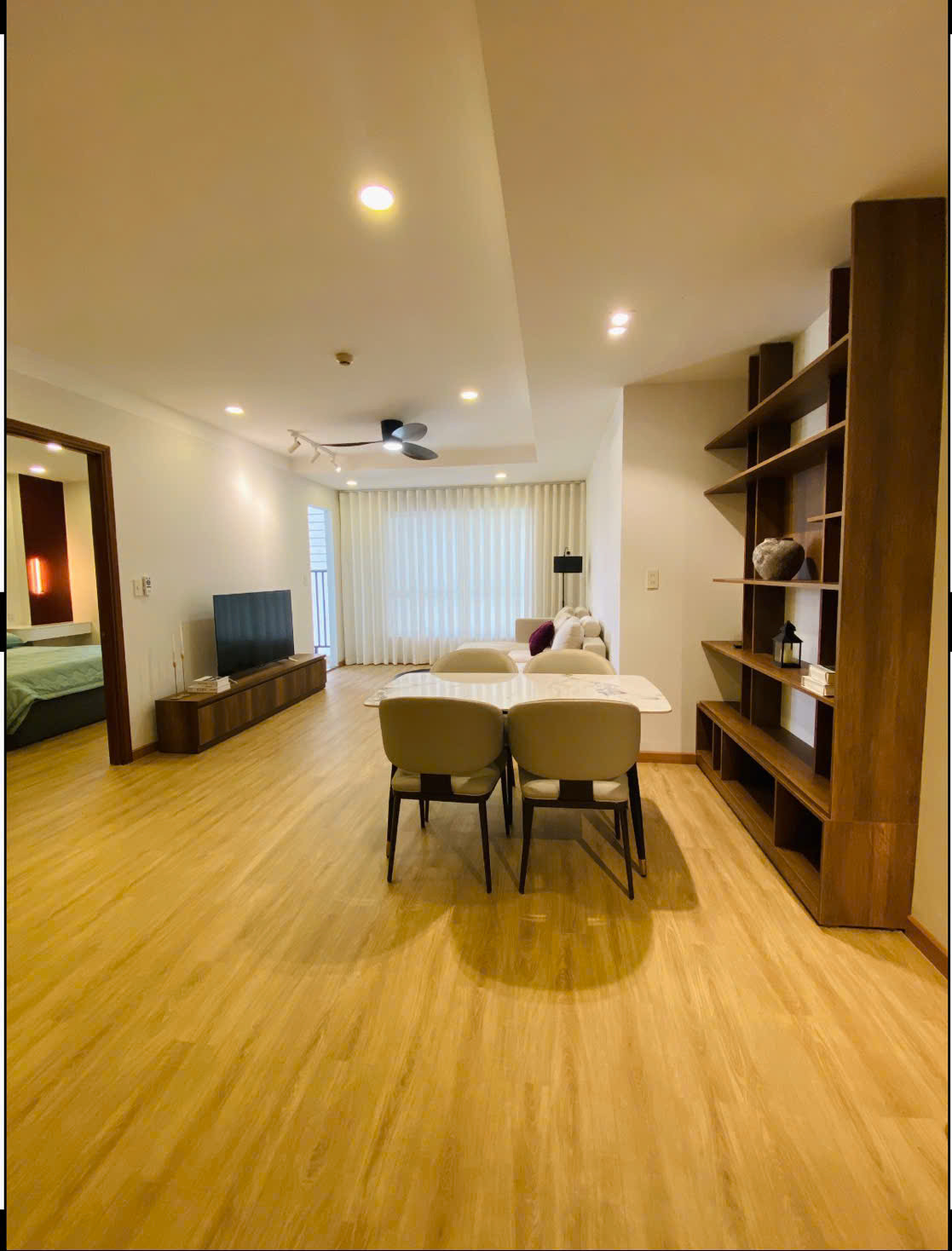 Cho thuê căn hộ CT1 VCN PHƯỚC HẢI, 2 PHÒNG NGỦ, FULL NỘI THẤT CHỈ CẦN XÁCH VALI VÀO Ở . LH 0905 800 366 - E Hiền