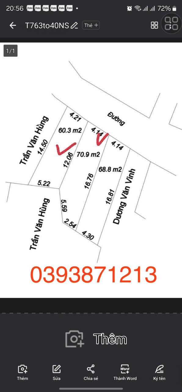 Bán đất 131,2m² full thổ cư ngang 8,35m giá 6.5 tỷ tại Phường Nam Sơn