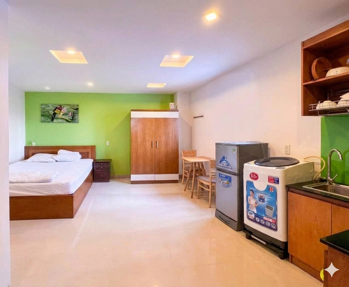 Cho thuê phòng ngay trung tâm Nha Trang gần chọ xóm mới