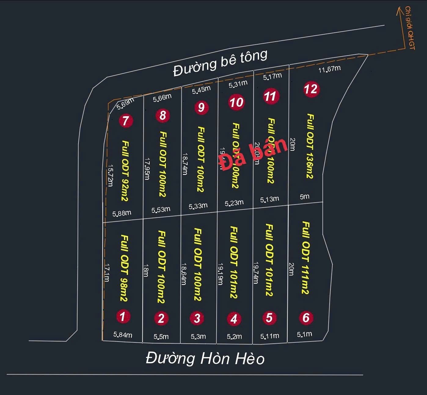 Lh 0938156791 Hiếu 
Bán đất full thổ cư,  Mỹ Lệ ,Phường Ninh Hòa .