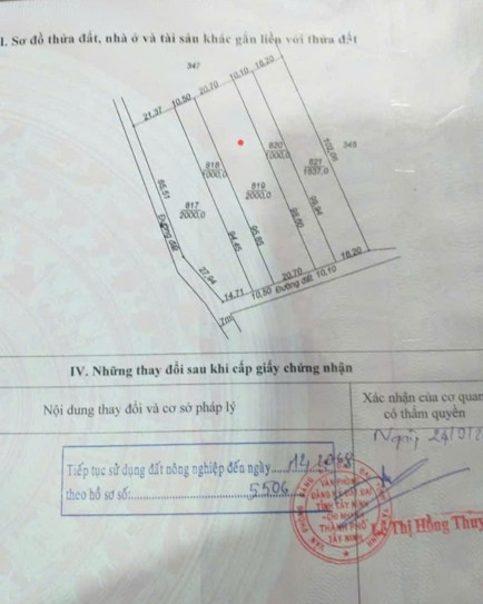 Bán đất vườn 2 mặt tiền phường Ninh Thạnh