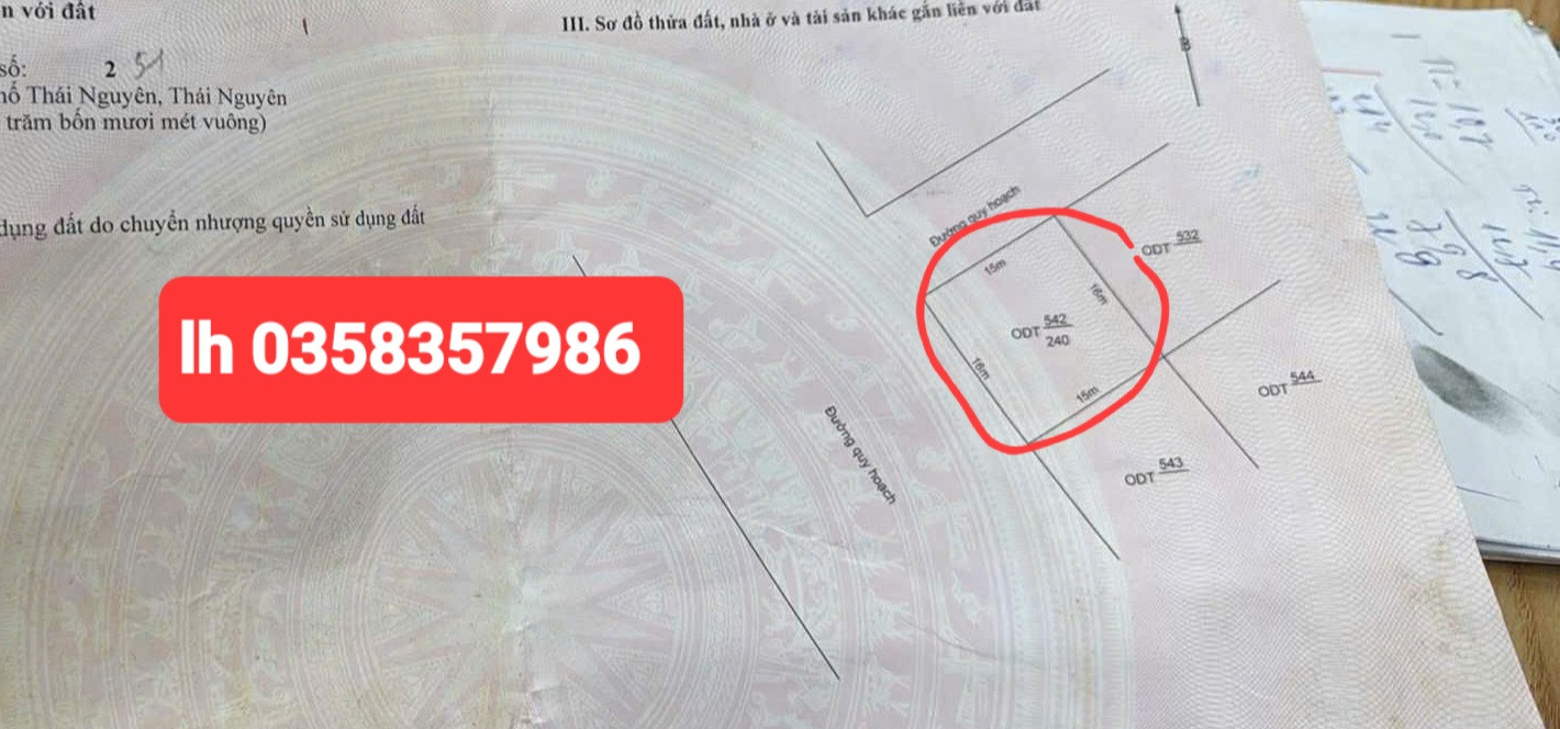 Bán đất 240m² ngang 15m giá 8 tỷ Phường Phan Đình Phùng