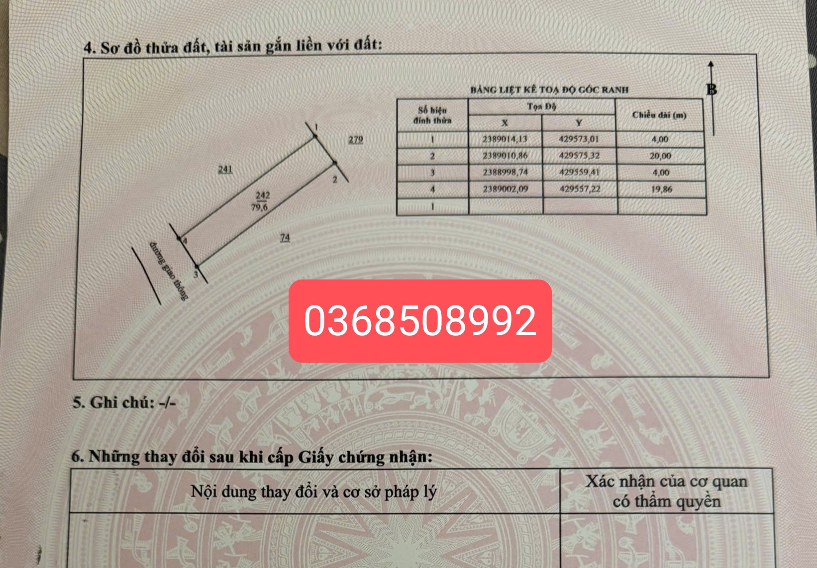 Bán đất 79,6m² ngang 4m giá 4.5 tỷ Phường Phan Đình Phùng