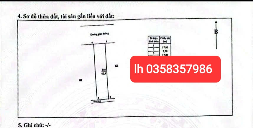 Bán nhà 62.9m² full thổ cư ngang 3.7m giá 3.34 tỷ tại Phường Phan Đình Phùng