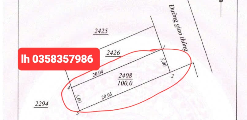 Bán đất 100m² ngang 5m giá 730 triệu Phường Phổ Yên