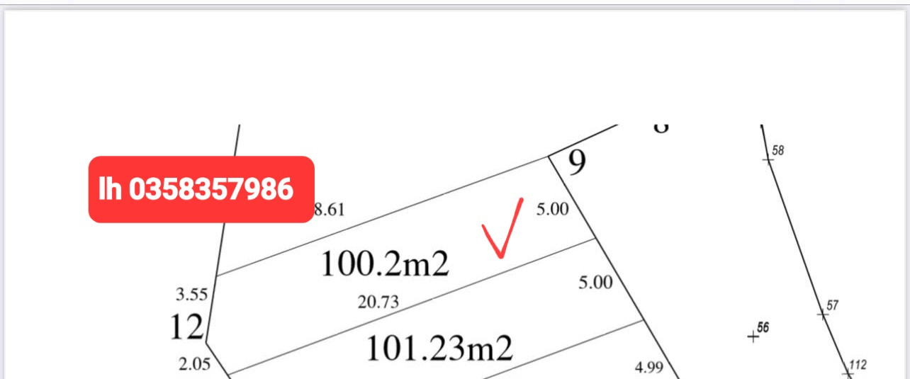 Bán đất 100.2m² full thổ cư ngang 5m giá 700 triệu tại Phường Phổ Yên