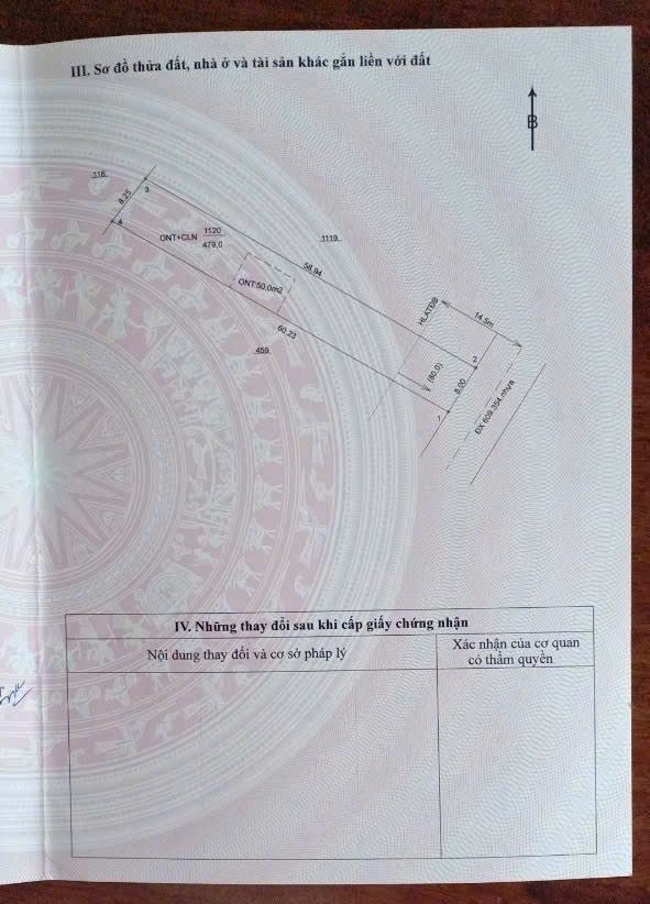 Bán đất 270.2m² có sẵn 100m² thổ cư giá 3.7 tỷ tại Phường Phú An