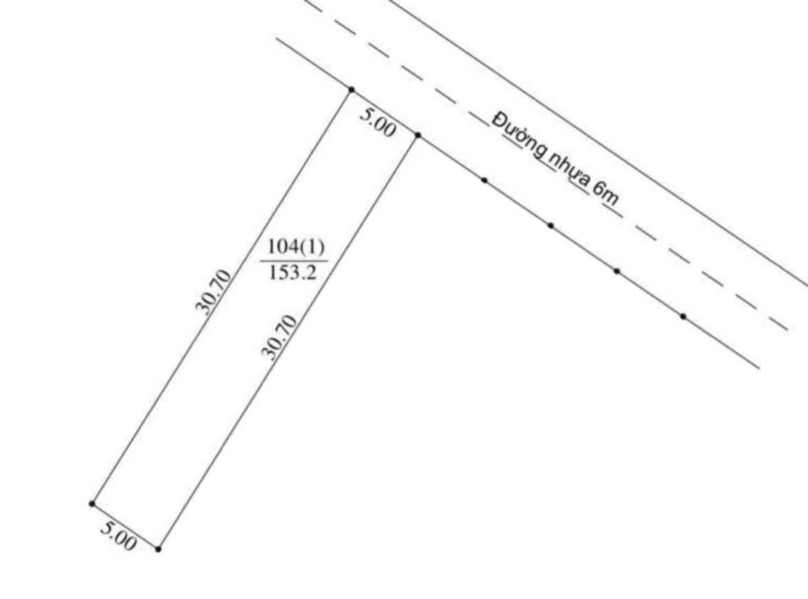 Bán đất 150m² có sẵn 60m² thổ cư ngang 5m giá 1.38 tỷ tại Phường Phú An