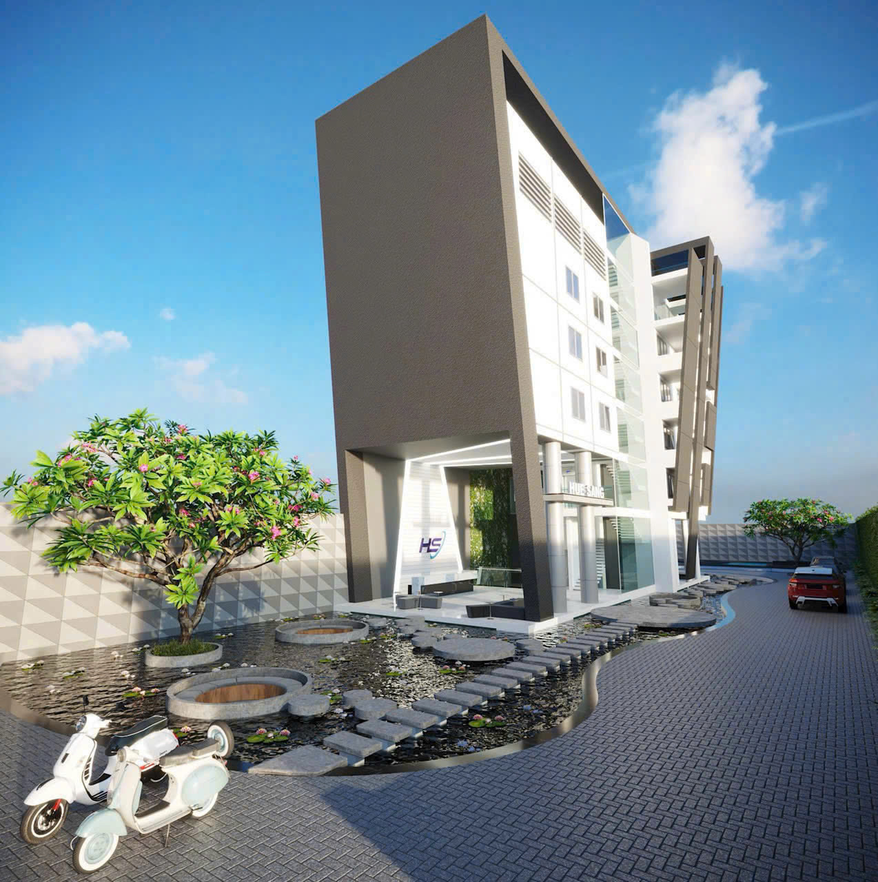 BDS HVL LVCC: CHO THUÊ TÒA NHÀ 2000M2 SÀN CHỈ 400 TR/TH