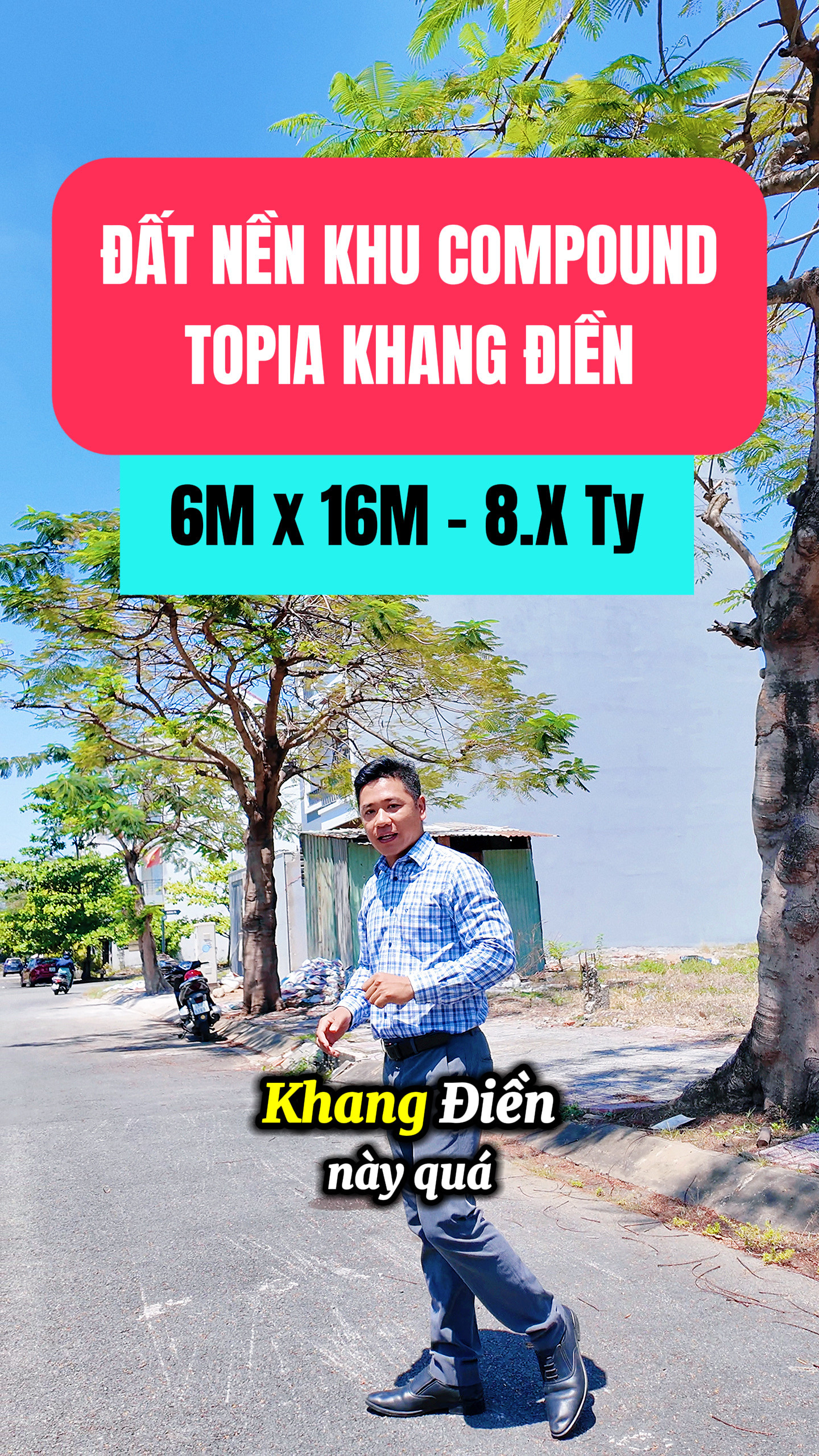 BÁN ĐẤT QUẬN 9 - 96M2 (6x16M) - KHU COMPOUND TOPIA KHANG ĐIỀN VIEW RẠCH THOÁNG MÁT - 8.4 TỶ