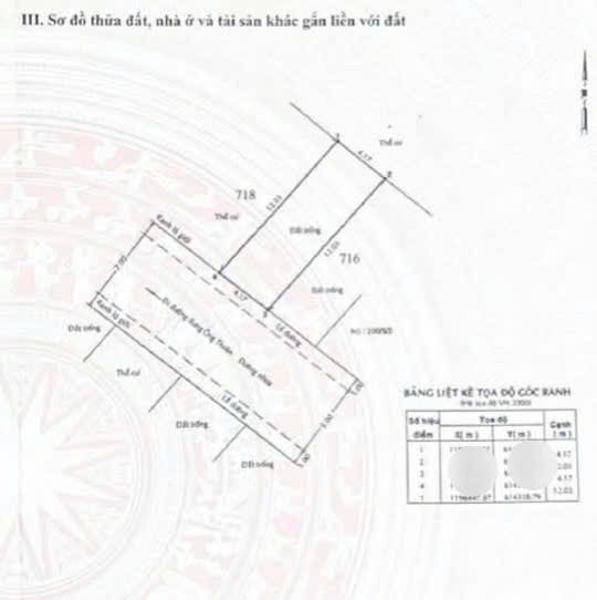 🚗 BÁN LÔ ĐẤT NỀN - 50M2(4.2*12), FULL THỔ, CÔNG NHẬN ĐỦ, KHÔNG QH - KHU XD CAO - HẺM XE HƠI - GẦN LIÊN PHƯỜNG, KHU CNC - P PHÚ HỮU.(A)