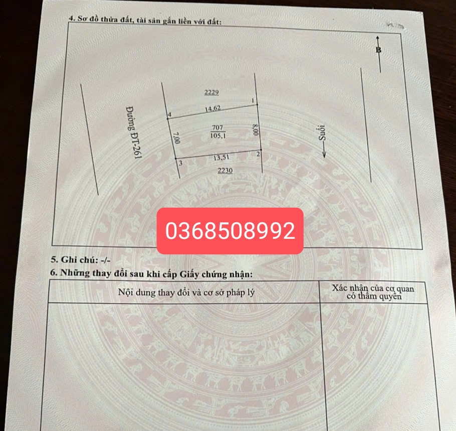 Bán đất 105m² ngang 7m giá 1.5 tỷ Phường Phúc Thuận