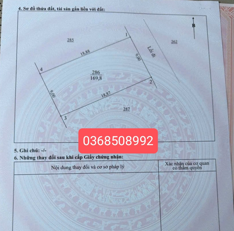Bán đất 170m² ngang 9m giá 490 triệu Phường Phúc Thuận