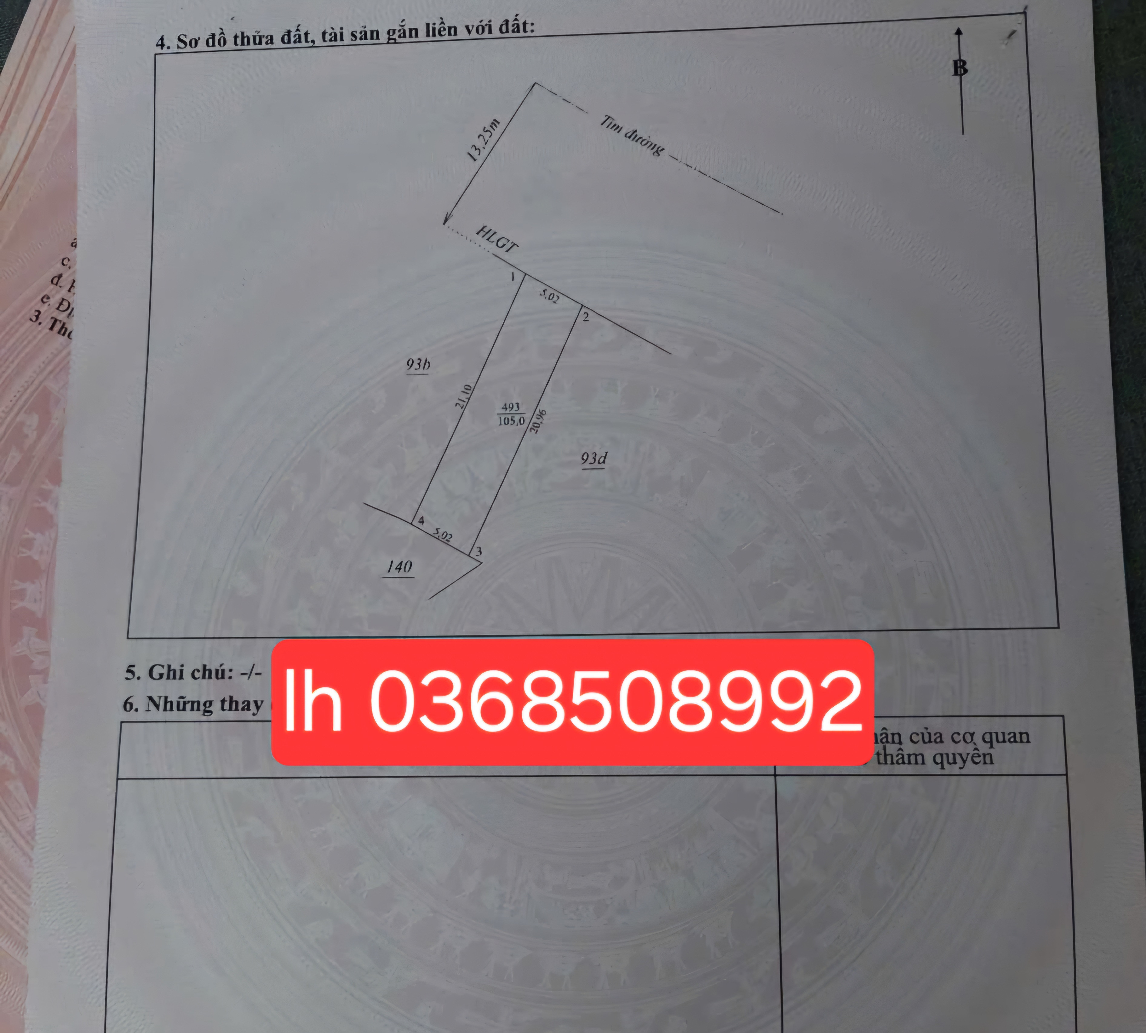 Bán đất 105m² ngang 5,02m giá 1.69 tỷ Phường Phúc Thuận
