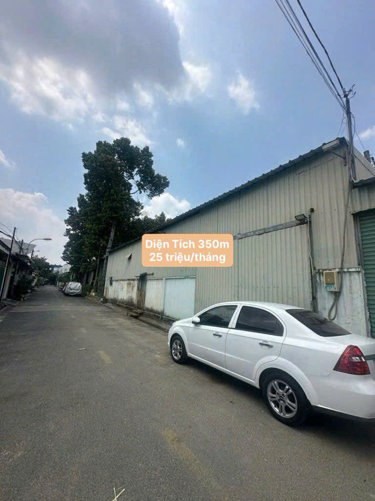 Kho 350m2 Mặt Tiền Đường Đại Lộ 3 phường Phước Bình Quận 9 giá 25 triệu