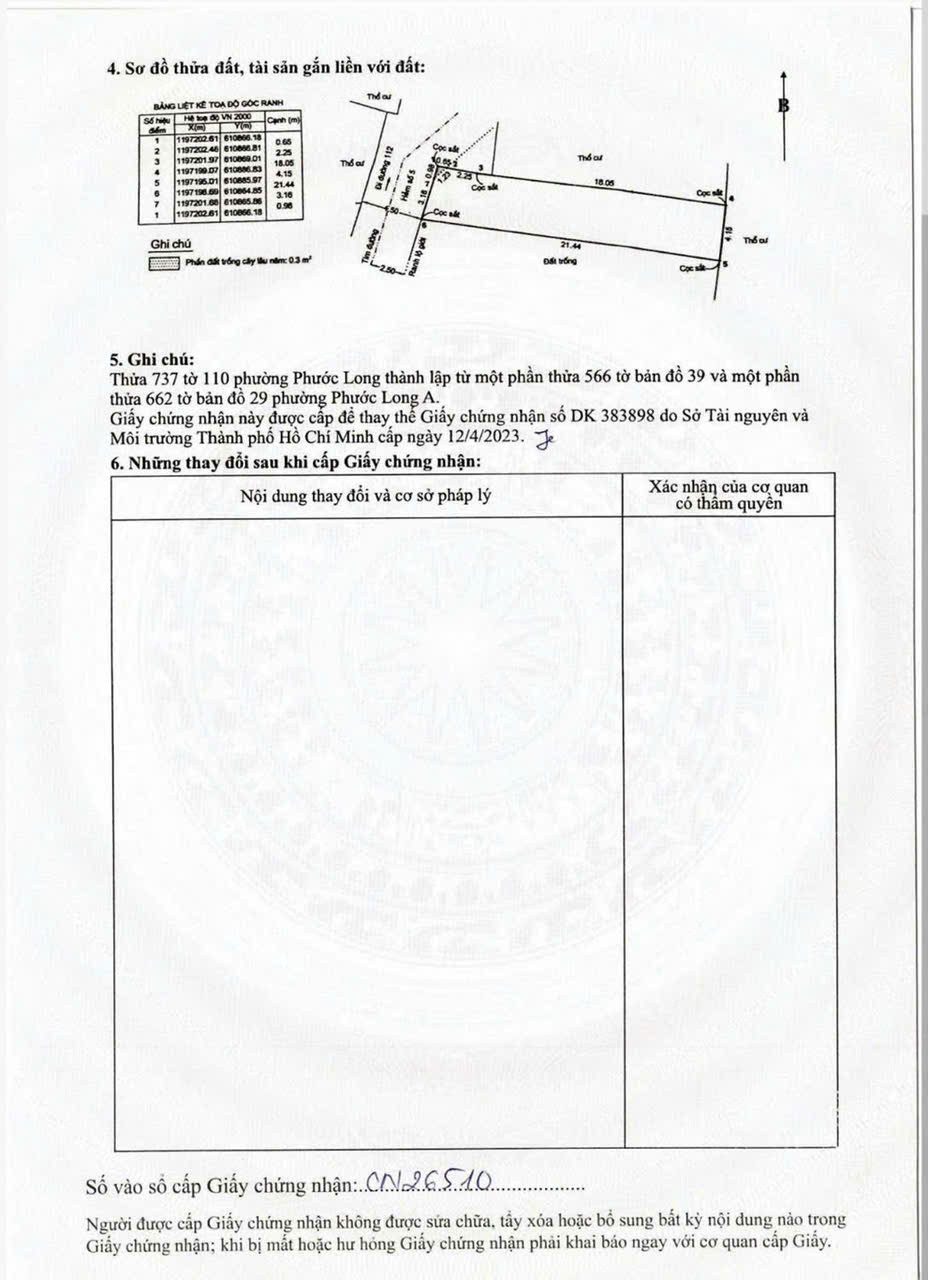 BDS HVL (NC)Bán 2 lô đất liền kề hẻm 112 đường Tây Hoà, Phước Long A, tp thủ Đức